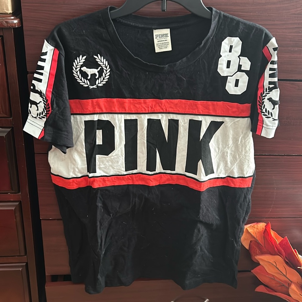 Pink logo shirt